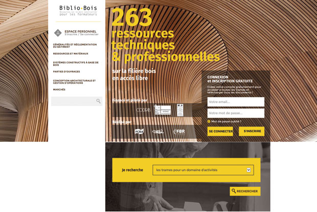 Biblio-Bois documentation formation construction bois FCBA